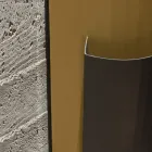 Stojan na deštníky ze zlatého a bronzového lakovaného plechu Made in Italy - Azalea Viadurini