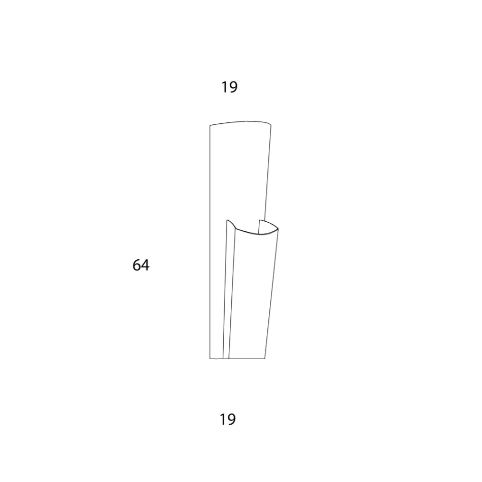 Stojan na deštníky ze zlatého a bronzového lakovaného plechu Made in Italy - Azalea Viadurini