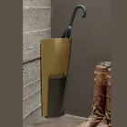 Stojan na deštníky ze zlatého a bronzového lakovaného plechu Made in Italy - Azalea Viadurini