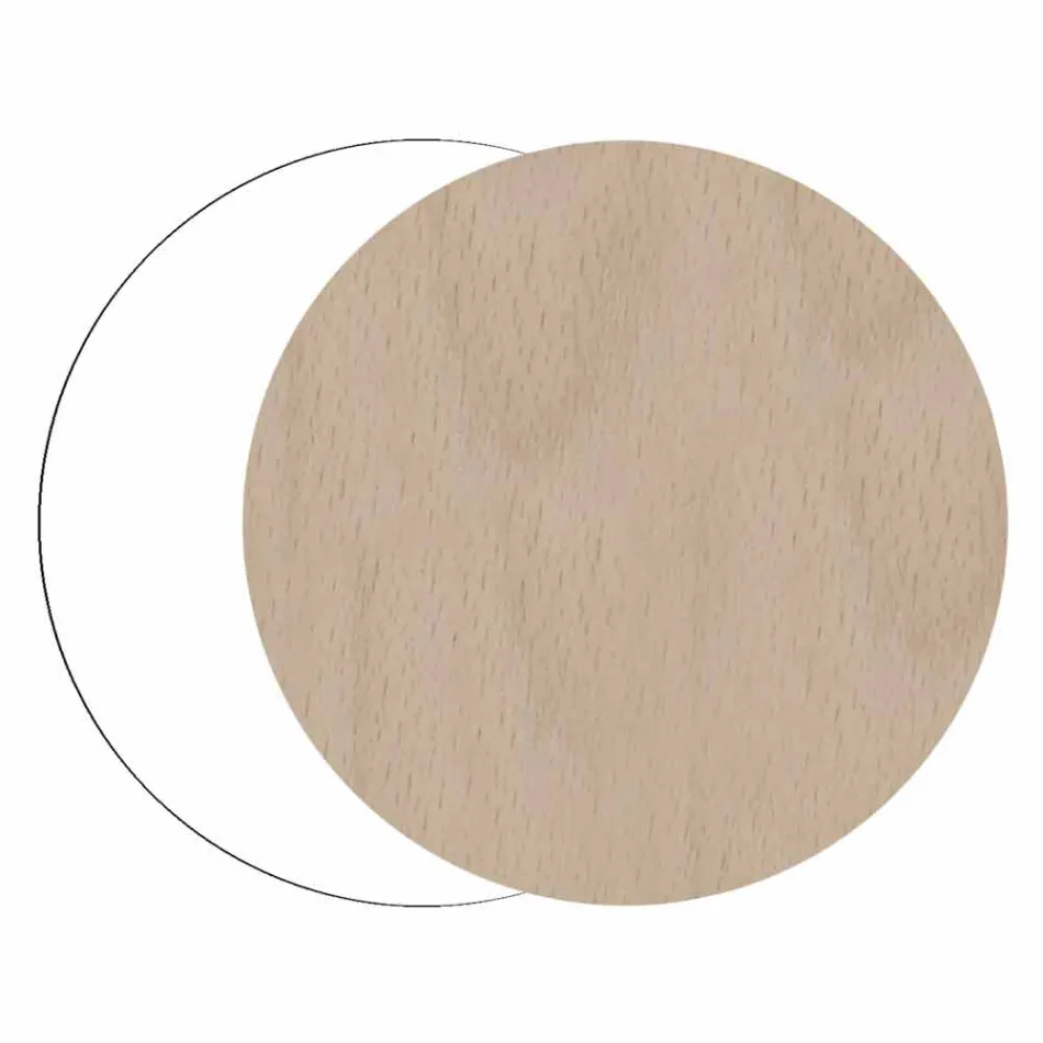 Moderní elegantní deštník stojan v tmavém nebo bílém dřevě s dekoracemi - poezie Viadurini