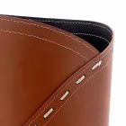 Moderní deštníkový stojan v regenerované kůže Katrina vyrobený v Itálii Viadurini