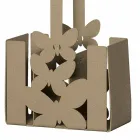 Moderní držák stolních příborů v bílé, béžové nebo slonovinové železě vyrobené v Itálii - Laida Viadurini