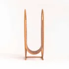 Kulatý ocelový stojan na časopisy vyrobený v Itálii - naběračka Viadurini