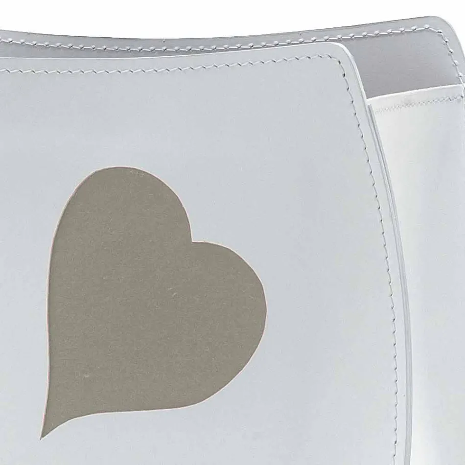 Stojan na design časopisů v kožené barvě s moderním designem Beatrice Viadurini