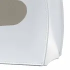 Stojan na design časopisů v kožené barvě s moderním designem Beatrice Viadurini