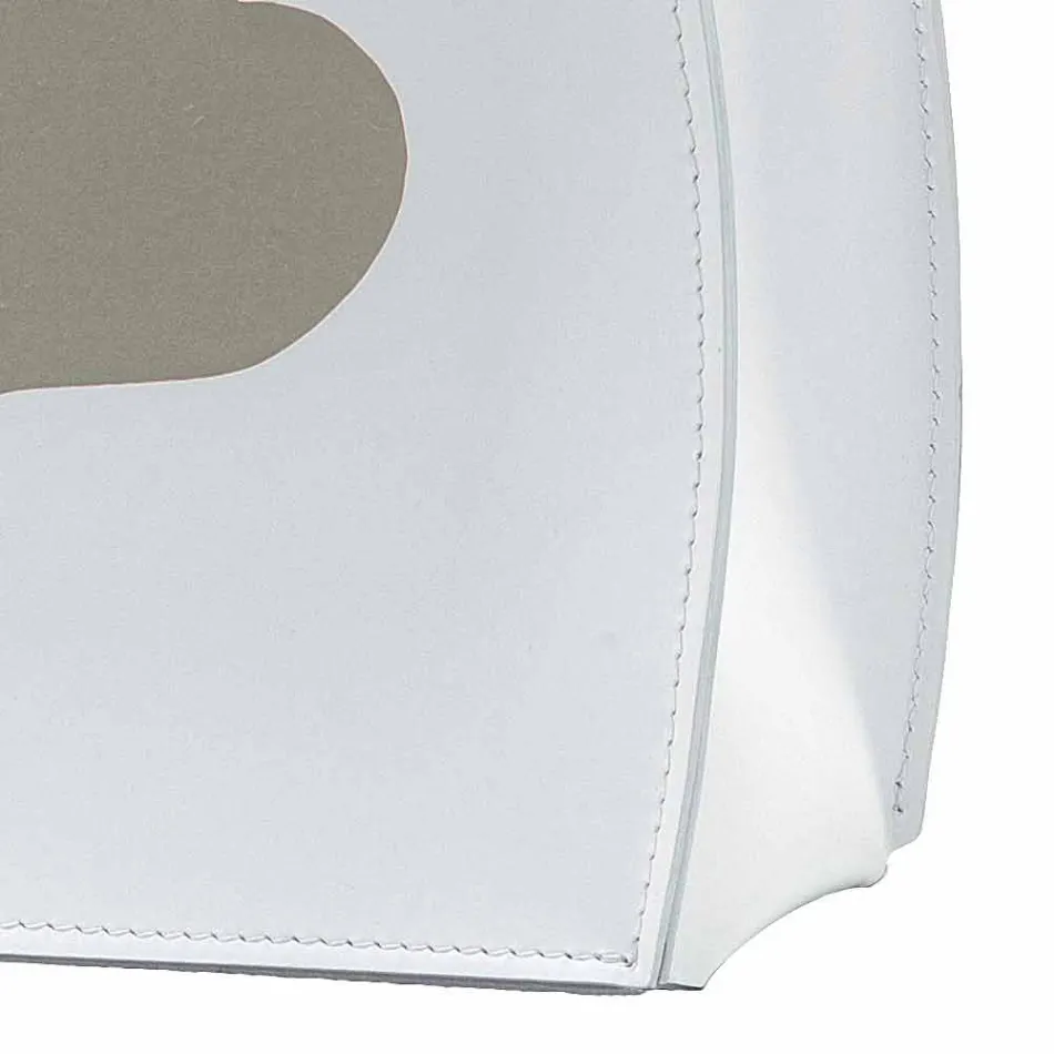 Stojan na design časopisů v kožené barvě s moderním designem Beatrice Viadurini