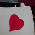 Stojan na design časopisů v kožené barvě s moderním designem Beatrice Viadurini