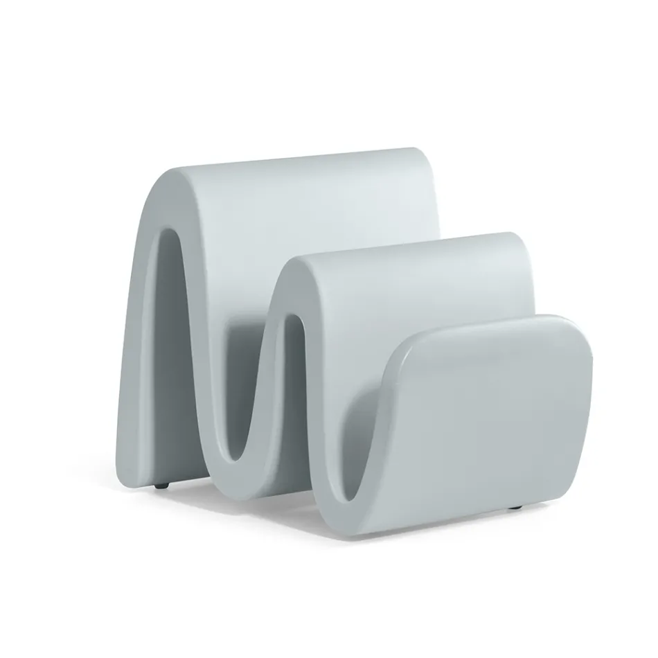 Moderní barevný polyetylenový stojan na časopisy vyrobený v Itálii - Munoz Viadurini