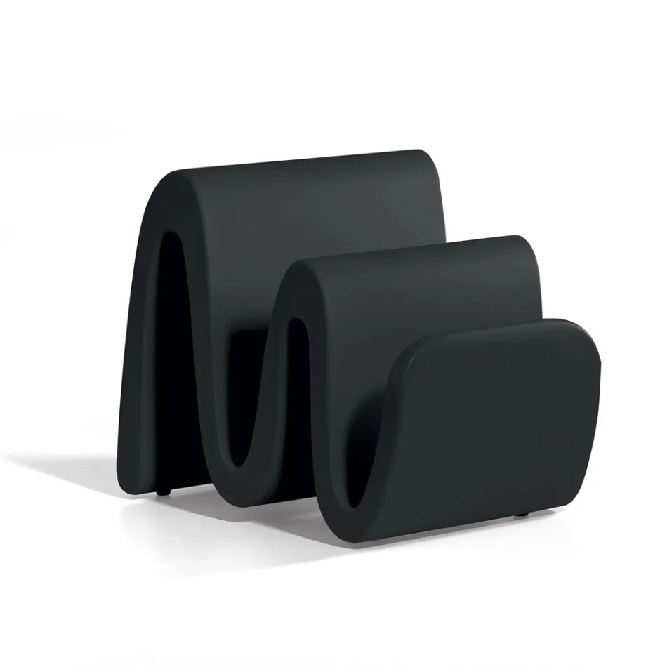 Moderní barevný polyetylenový stojan na časopisy vyrobený v Itálii - Munoz Viadurini