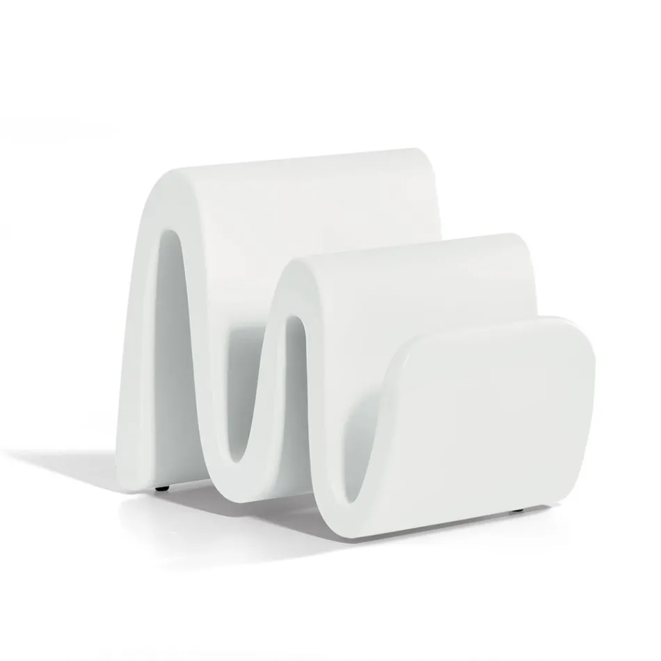 Moderní barevný polyetylenový stojan na časopisy vyrobený v Itálii - Munoz Viadurini