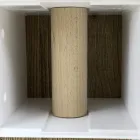 Držák do koupelny v bílém Corianu nebo s černými vložkami v italském designu - Elono Viadurini