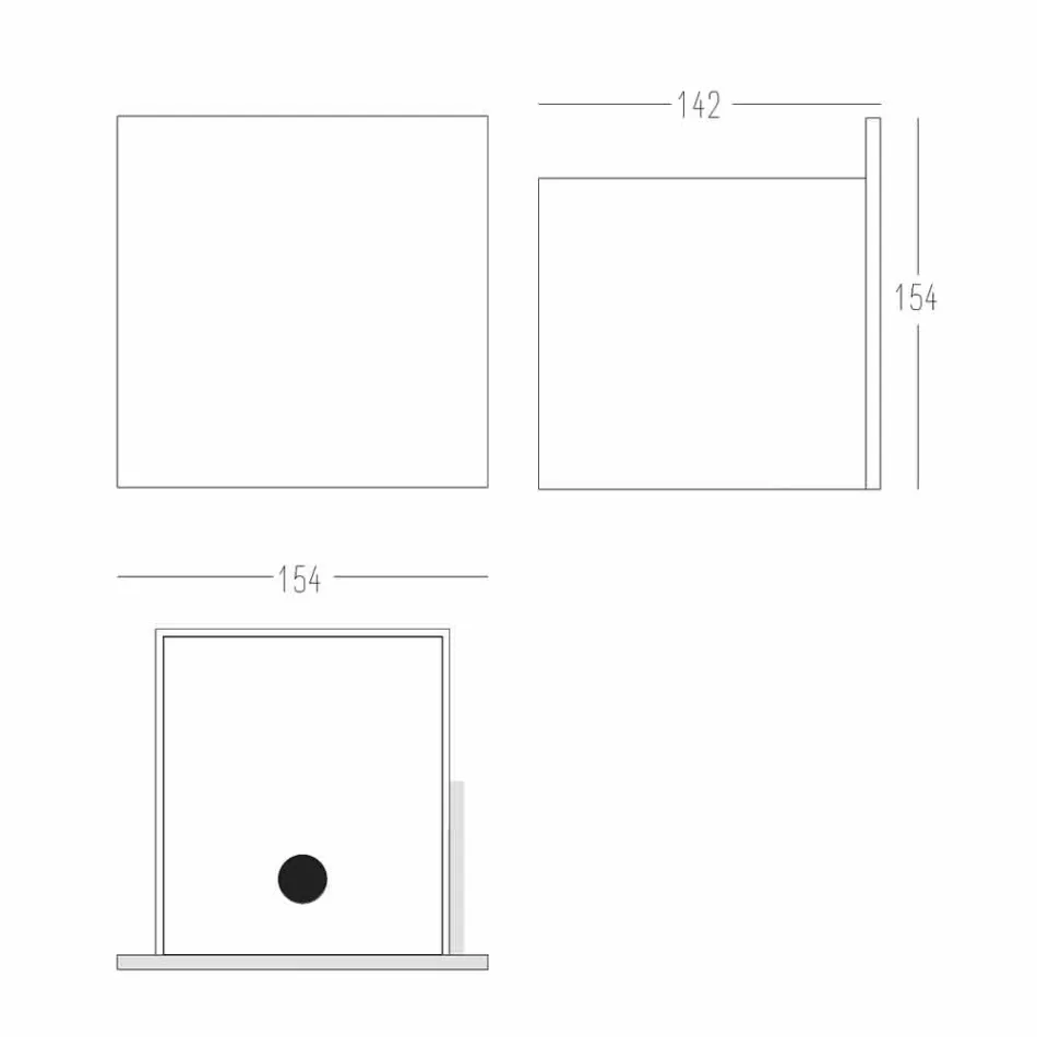 Držák do koupelny v bílém Corianu nebo s černými vložkami v italském designu - Elono Viadurini