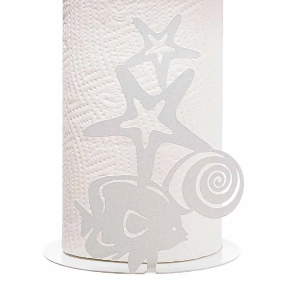 Držák kuchyňské role Marina Fantasy v Iron Handmade v Itálii - Maste Viadurini