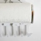 Držák na roli v bílé nebo béžové železě Vyrobeno v Itálii - Leiden Viadurini