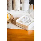 Moderní nízký květinový držák ubrousku v železné modré, bílé nebo bahenní - Marken Viadurini