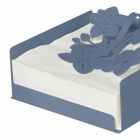 Moderní nízký květinový držák ubrousku v železné modré, bílé nebo bahenní - Marken Viadurini