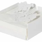 Moderní nízký květinový držák ubrousku v železné modré, bílé nebo bahenní - Marken Viadurini