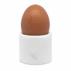 Designový vaječný pohár v bílém mramoru Carrara Vyrobeno v Itálii, 2 kusy - Picca Viadurini