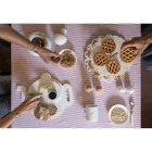 Designový vaječný pohár v bílém mramoru Carrara Vyrobeno v Itálii, 2 kusy - Picca Viadurini