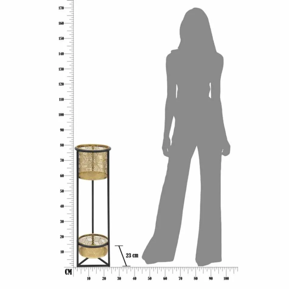 Moderní design kulatý dvojitý železný hrnec - Addie Viadurini