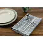 Design servírovací příbory z saténové oceli 24 kusů kompletní - fayette Viadurini