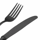 Luxusní designové ocelové příbory Vintage barevný efekt 24 kusů - tygr Viadurini