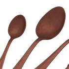 Luxusní designové ocelové příbory Vintage barevný efekt 24 kusů - tygr Viadurini