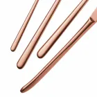 24dílné luxusní leštěné nebo pískované barevné příbory z nerezové oceli - Lapis Viadurini