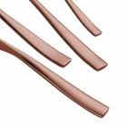 24dílný luxusní designový příbor z pískované nebo barevně leštěné oceli - plachý Viadurini