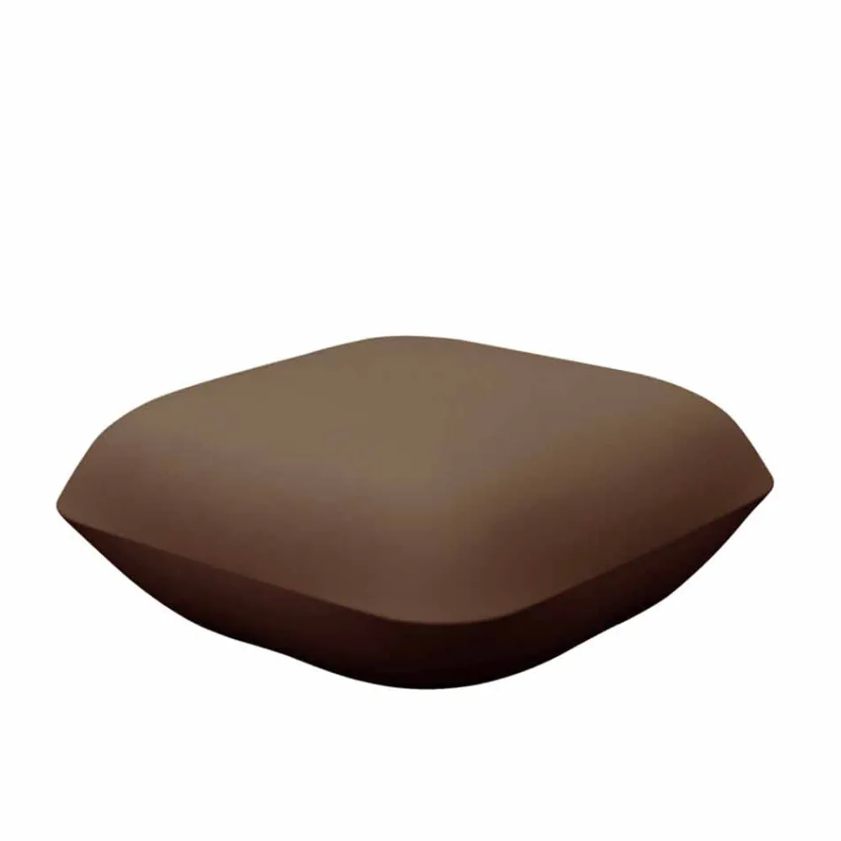 Polštář Vondom design outdoor pouf z polyethylenu. 67x67 cm Viadurini