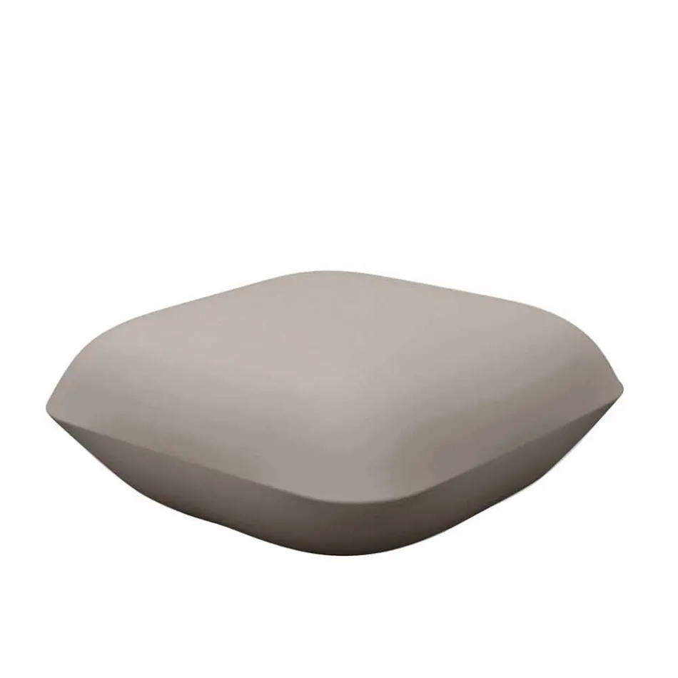 Polštář Vondom design outdoor pouf z polyethylenu. 67x67 cm Viadurini