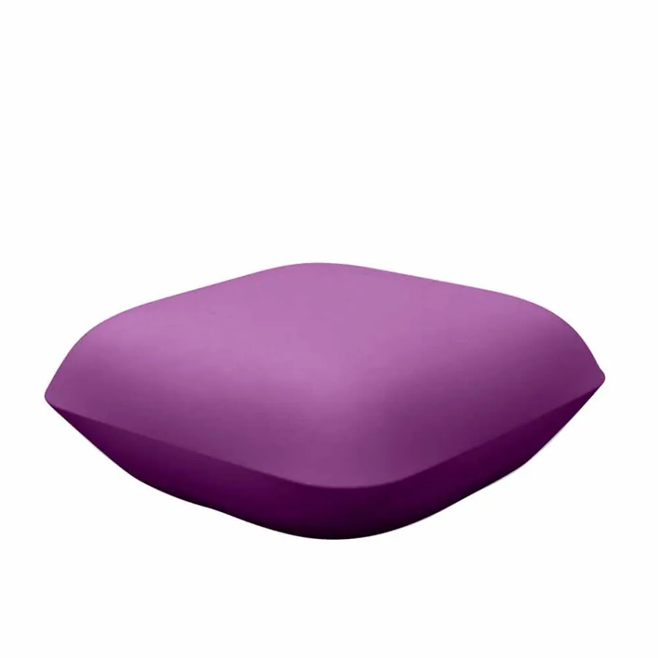 Polštář Vondom design outdoor pouf z polyethylenu. 67x67 cm Viadurini