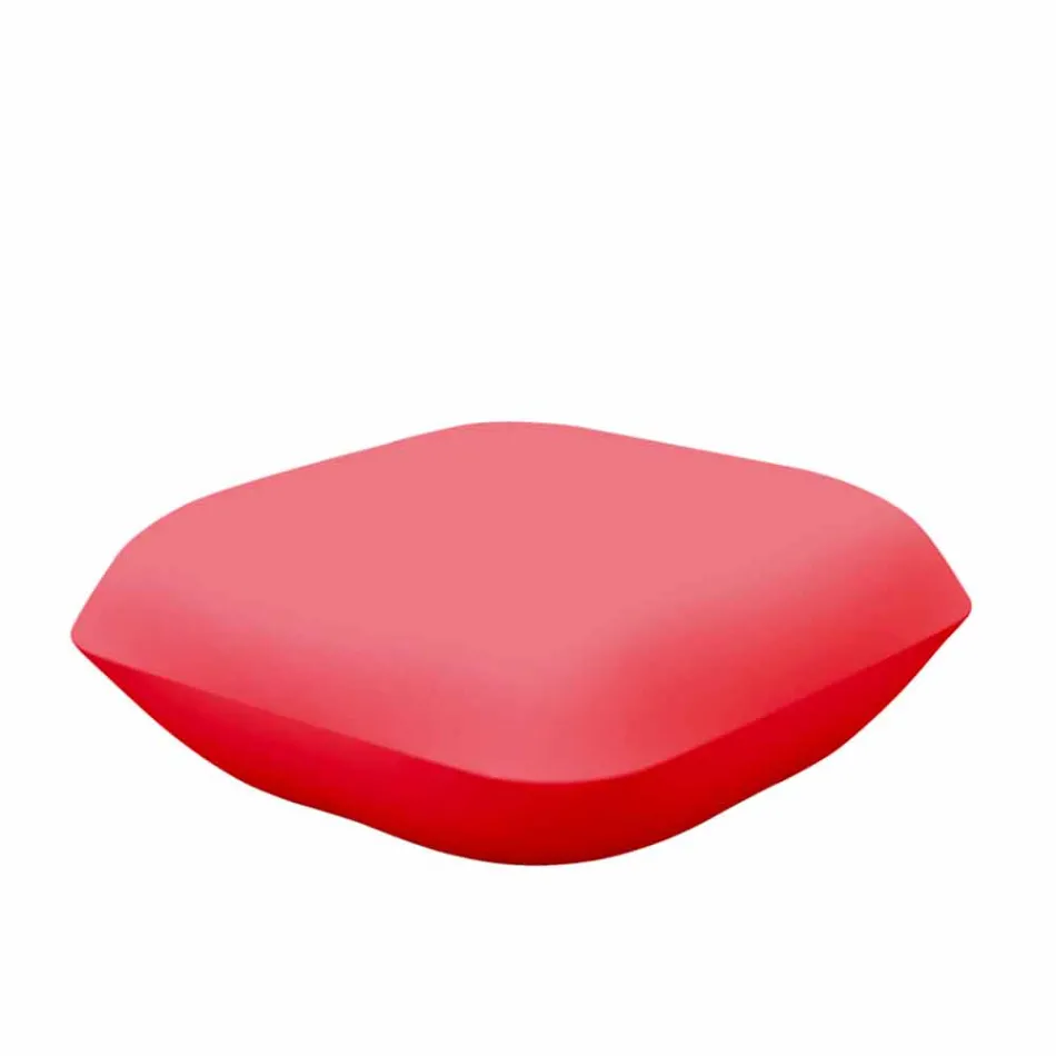 Polštář Vondom design outdoor pouf z polyethylenu. 67x67 cm Viadurini