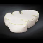 Pouf exteriéru i interiéru faux kůže odpuzující vodu námořních Philo Viadurini