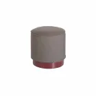 Pouf pro outdoor, z polyetylenu a textilu nebo kůže - Mara Slide Viadurini