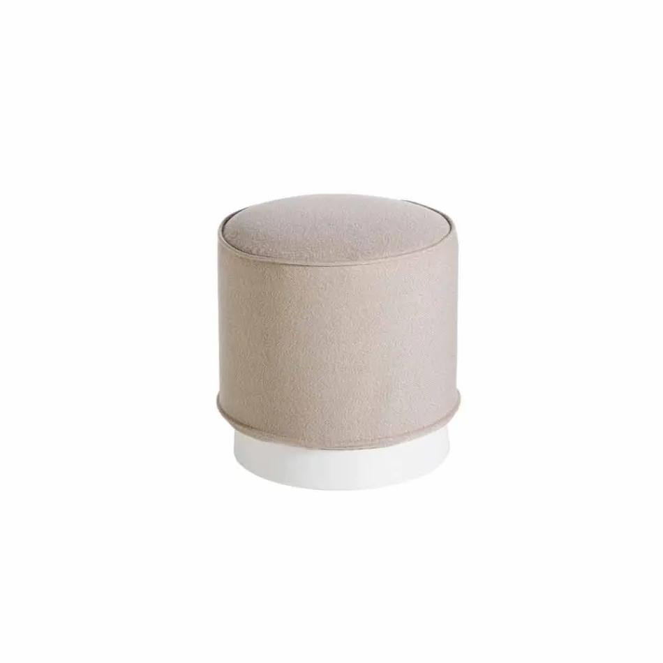 Pouf pro outdoor, z polyetylenu a textilu nebo kůže - Mara Slide Viadurini