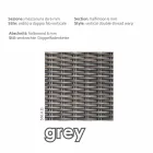 Pouf moderní exteriér v šedo-taupe Jaco polyetylénu, ruční Viadurini