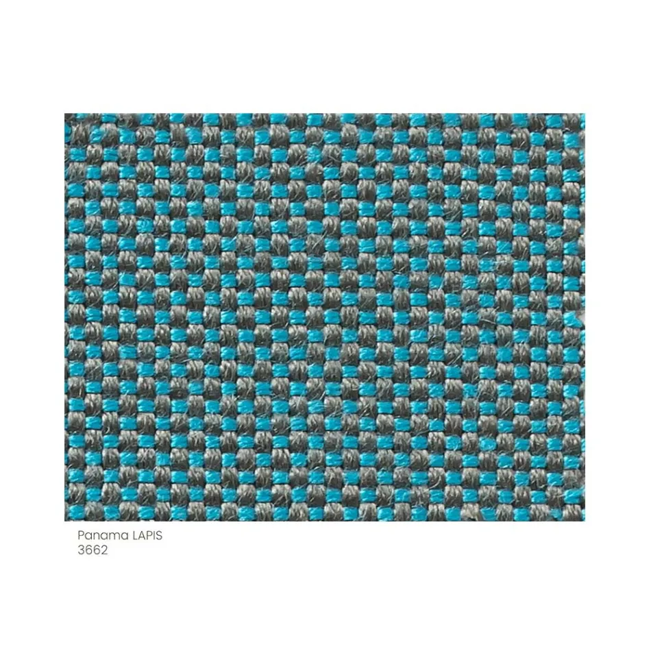 Zahradní pouf vycpaný a potažený látkou vyrobenou v Itálii - máslo Viadurini