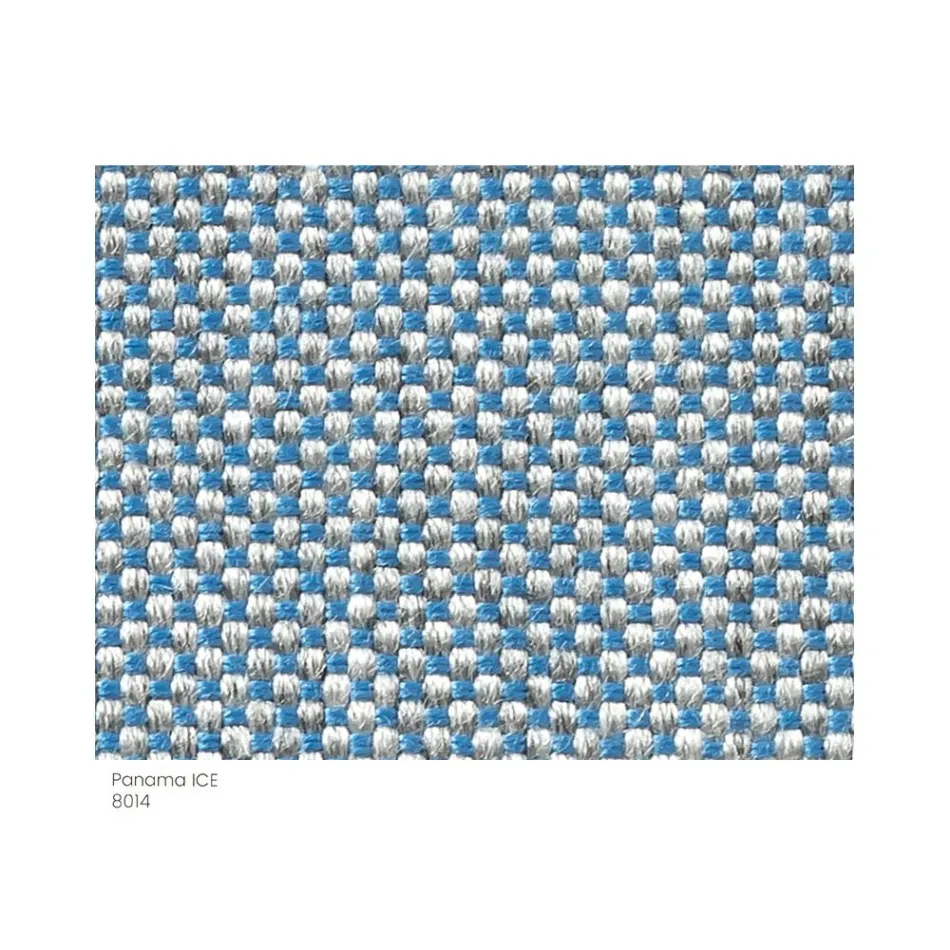 Zahradní pouf vycpaný a potažený látkou vyrobenou v Itálii - máslo Viadurini