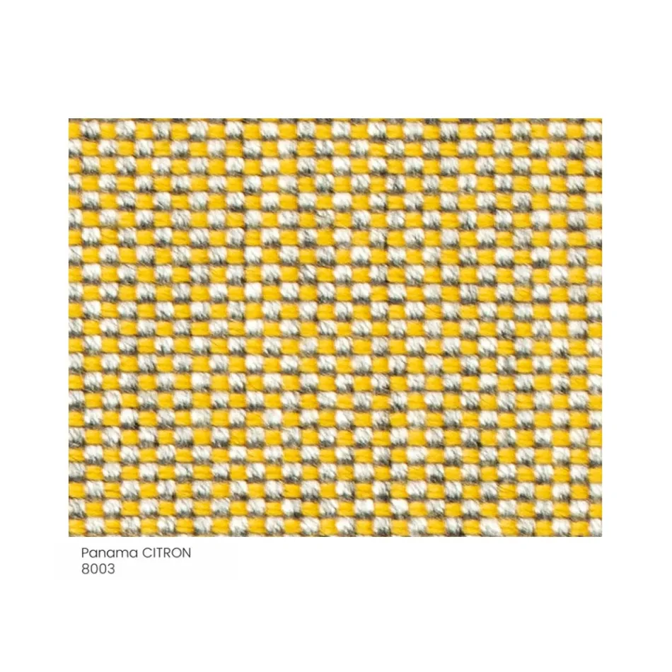 Zahradní pouf vycpaný a potažený látkou vyrobenou v Itálii - máslo Viadurini