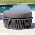 Zahradní pouf z oceli a lana součástí balení Made in Italy - Bronn