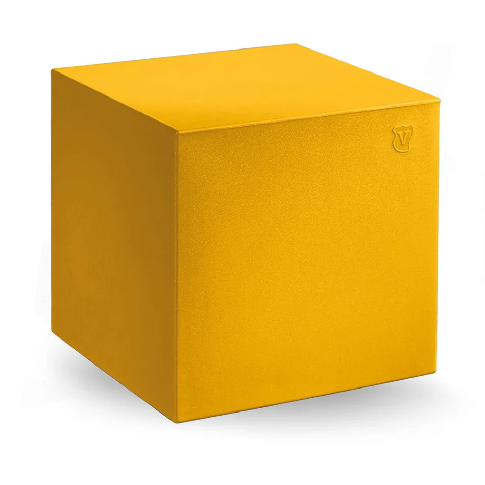 Zahradní pouf z polyetylenu 8 povrchových úprav Made in Italy - Viky Viadurini