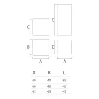 Zahradní pouf z polyetylenu 8 povrchových úprav Made in Italy - Viky Viadurini