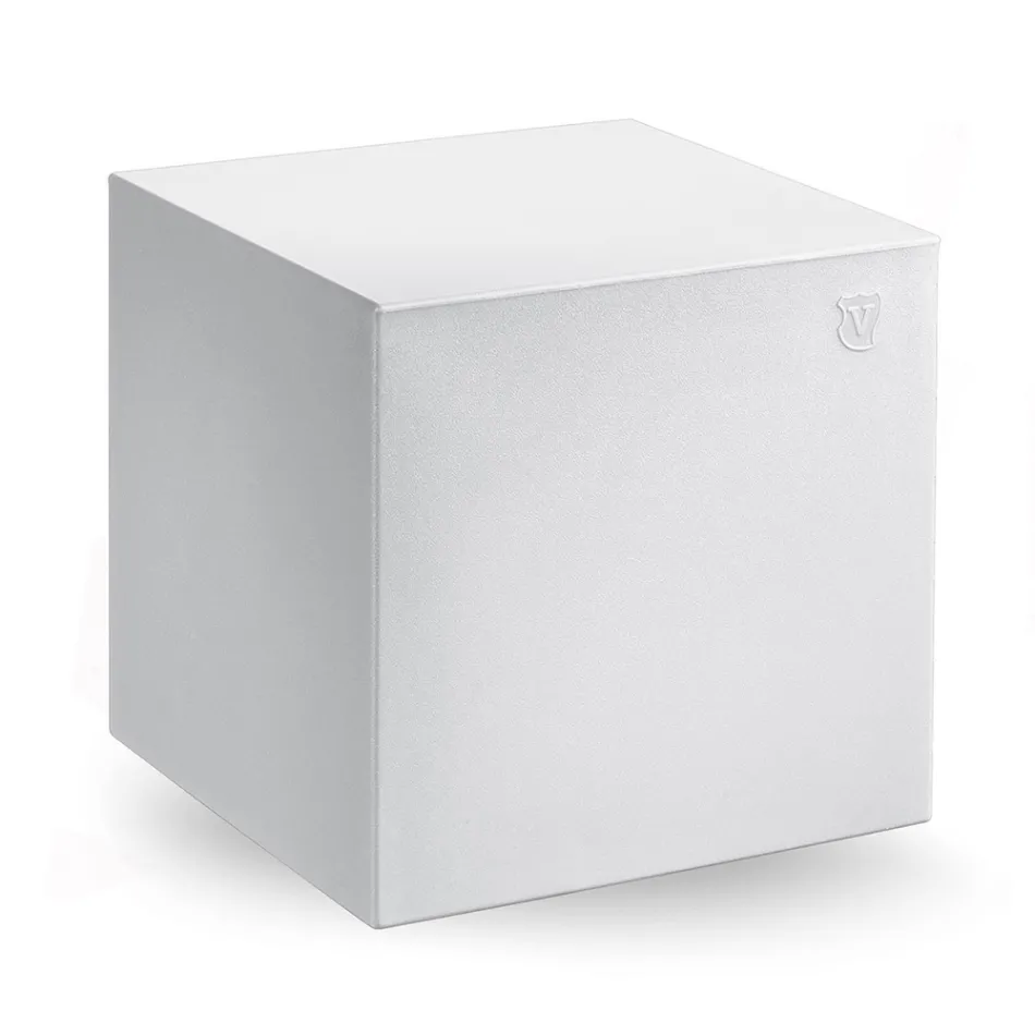 Zahradní pouf z polyetylenu 8 povrchových úprav Made in Italy - Viky Viadurini