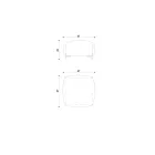 Látkový zahradní puf s kovovými nožičkami vyrobený v Itálii - máslo Viadurini