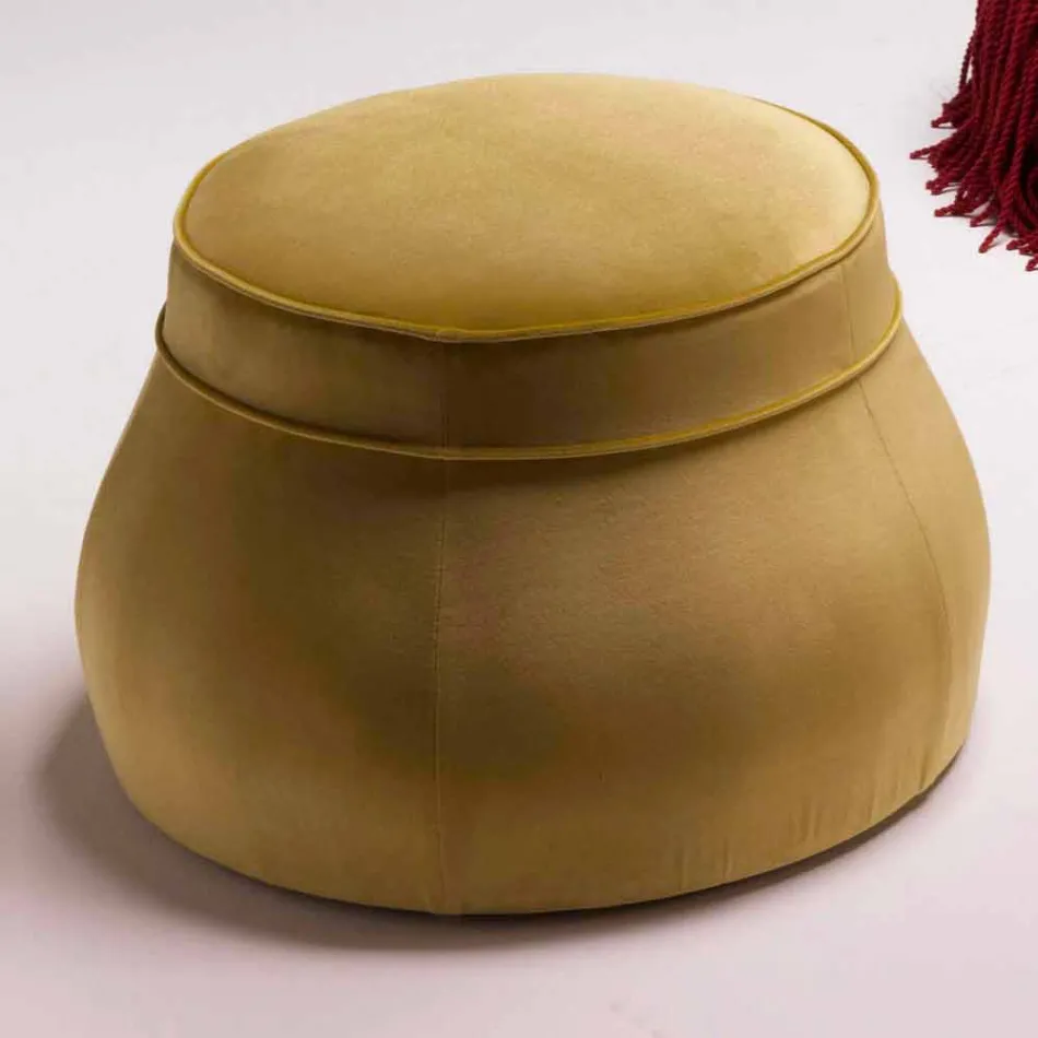 Pouf čalouněný obývací pokoj luxusní klasický italský design Simon Viadurini