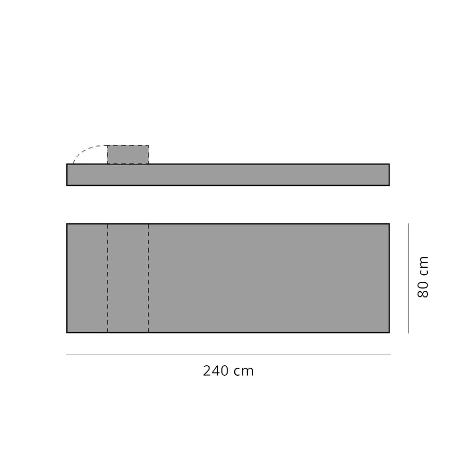 Design Single Outdoor Pouf Pouf, Vysoká kvalita Made in Italy - Emanuela Viadurini