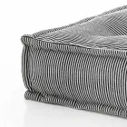 Ethnic Square Pouf v Patchwork Fabric nebo Velvet - Fiber Viadurini