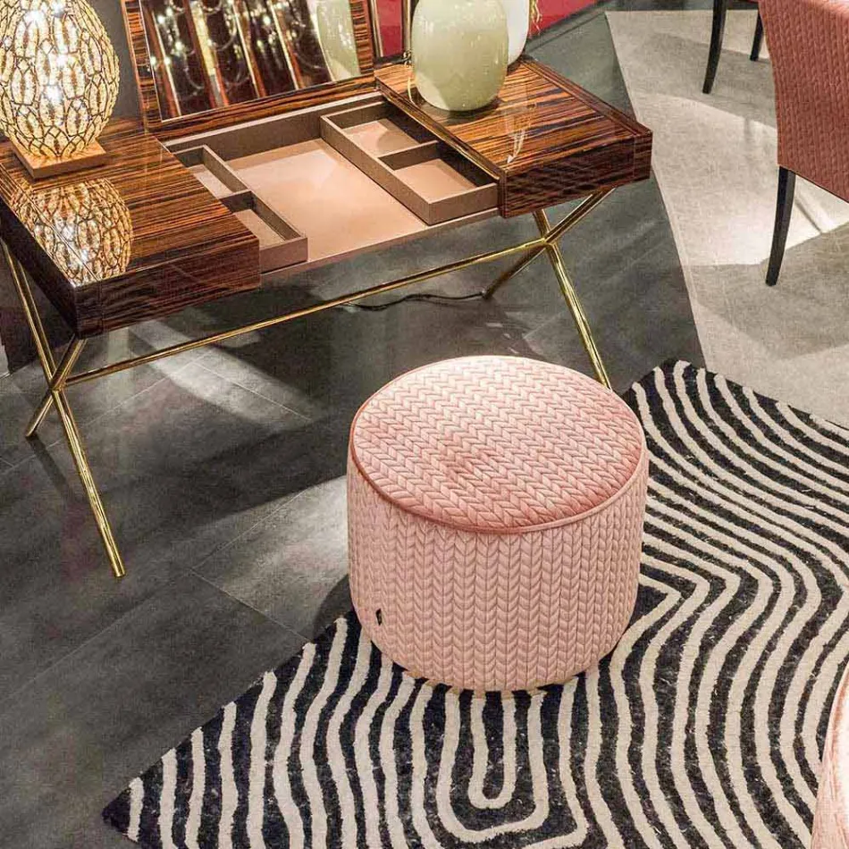 konstrukce pouf tkanina Belle 1 Viadurini