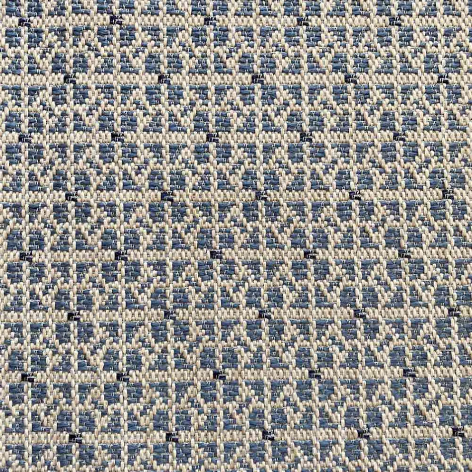 Měkký čtvercový pouf pro vnitřní i venkovní použití z látky různých barev - Naemi Viadurini